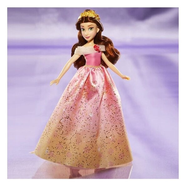 Bambola Disney Principessa Belle 27,5 cm con Abiti e Accessori Modificabili