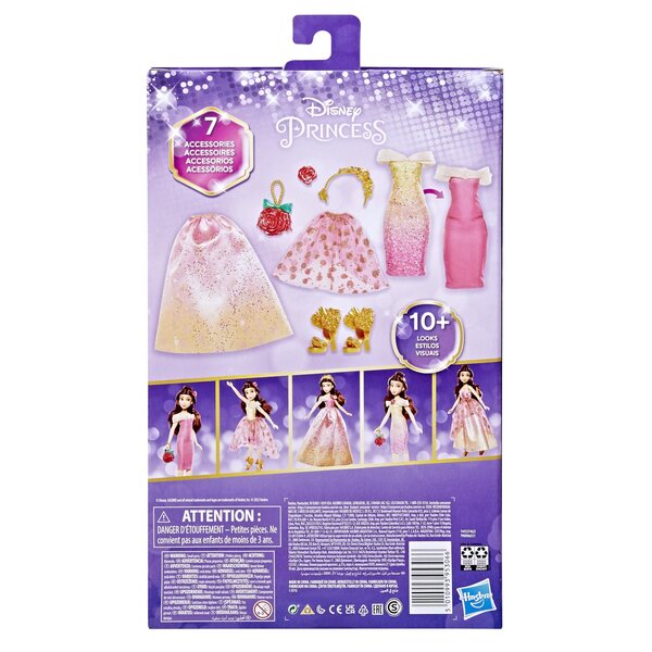 Bambola Disney Principessa Belle 27,5 cm con Abiti e Accessori Modificabili