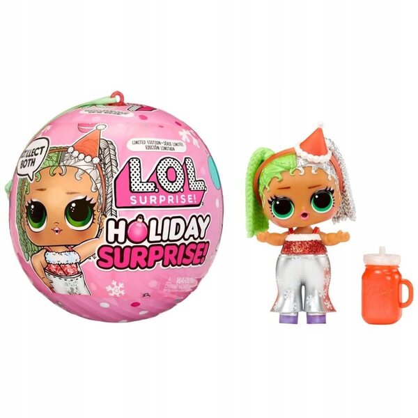 L.O.L. Surprise Holiday Supreme Miss Merry – Weihnachtspuppe mit Zubehör und Wasserüberraschung