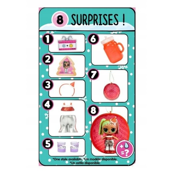L.O.L. Surprise Holiday Supreme Miss Merry – Weihnachtspuppe mit Zubehör und Wasserüberraschung