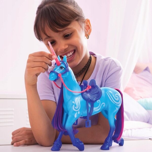 UNICORN ACADEMY AKADEMIA JEDNOROŻCÓW JEDNOROŻEC RIVER FIGURKA 28 CM 4+
