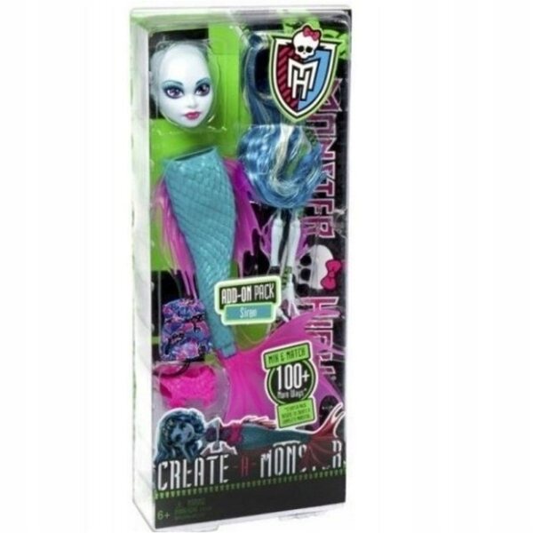 Monster High Créez votre propre monstre Syrena - Créativité et jeu pour les enfants de 6 ans et plus
