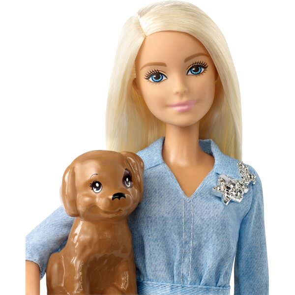 Barbie und Ken Set mit Hund und Zubehör, 29 cm – Spiel für Kinder ab 3 Jahren