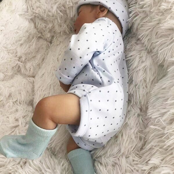 Bambola ragazzo rinato 48 cm - bambola realistica con accessori