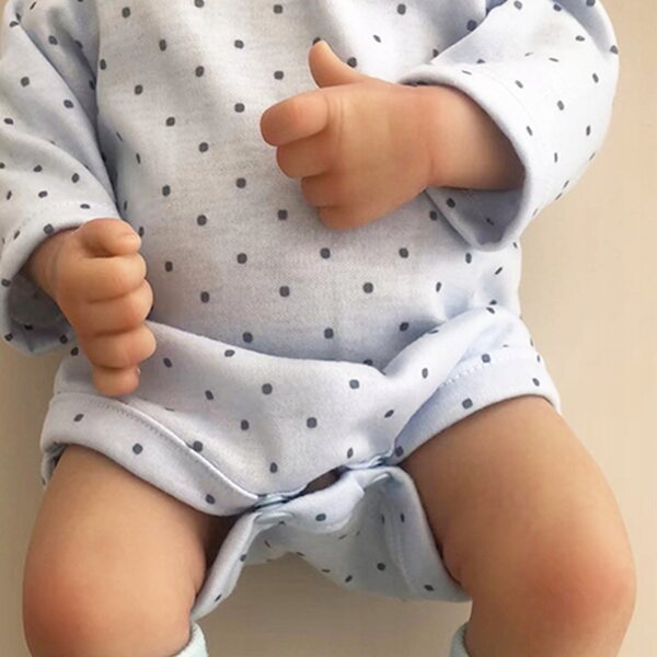 Bambola ragazzo rinato 48 cm - bambola realistica con accessori