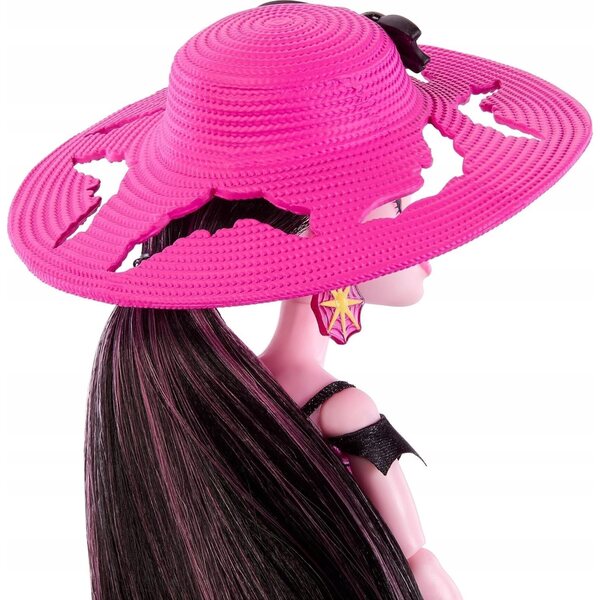 Monster High Draculaura 29 cm - Bambola Moda Wyspa Straszy-Raj con Accessori