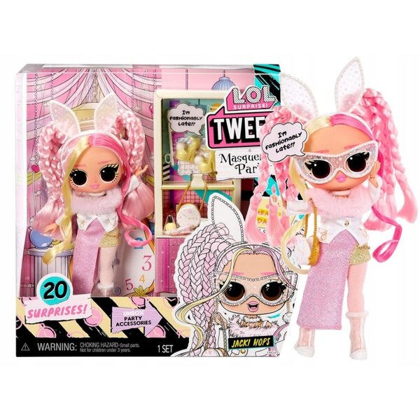 LOL Surprise Tweens Jacki Hops mit Zubehör – Maskerade-Party-Modepuppe