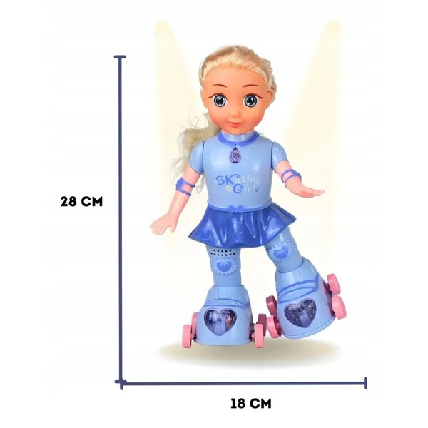 Lalcka su Roller TRIKSY con luci LED, musica e rotazioni a 360° per bambini