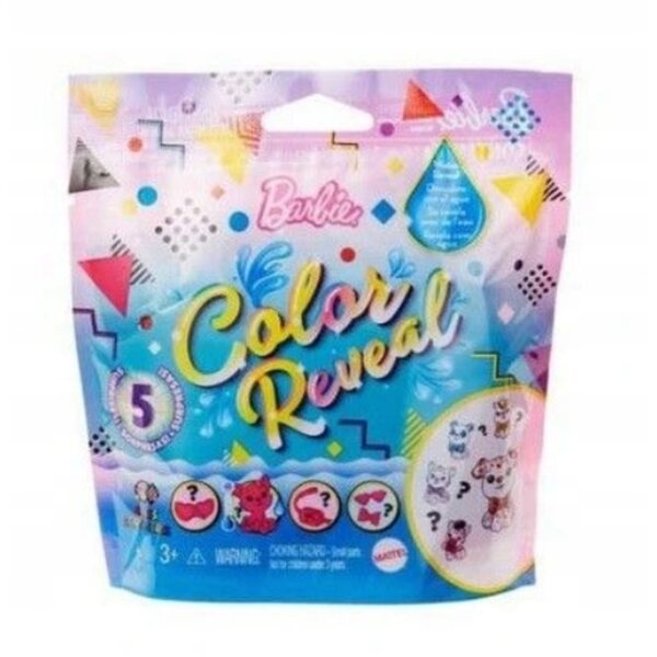 Barbie Color Reveal Monochrome Animal – Überraschendes Spielzeug 14 cm
