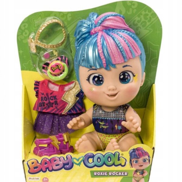 Baby Cool Roxie Rocker Bambola Rock'n'Roll con Accessori Moda e Musica