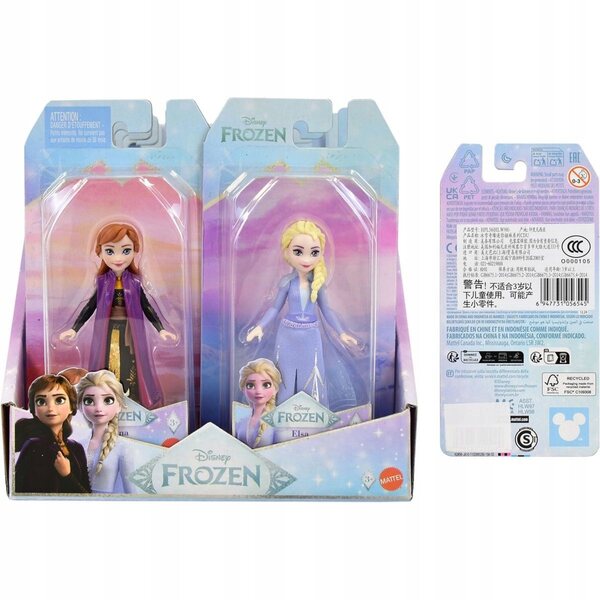 Elsa Minipuppe 9 cm Disney Die Eiskönigin Mattel für Kinder ab 3 Jahren