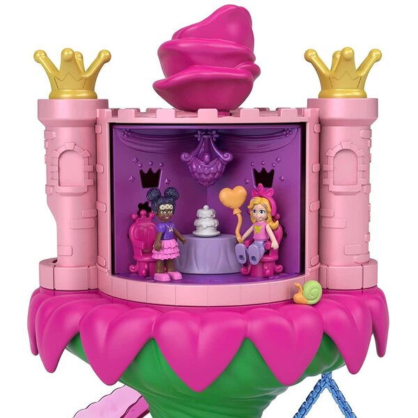Mattel Polly Pocket Unicorn Rides set gioco con 15 sorprese per bambini 4+