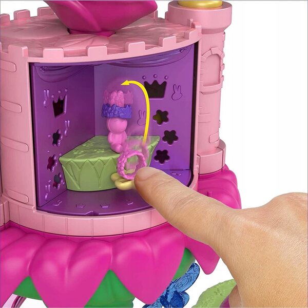 Mattel Polly Pocket Unicorn Rides set gioco con 15 sorprese per bambini 4+