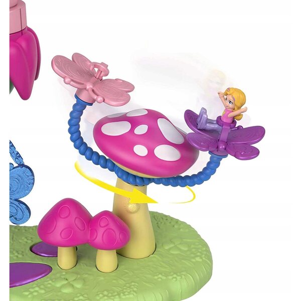 Mattel Polly Pocket Unicorn Rides set gioco con 15 sorprese per bambini 4+
