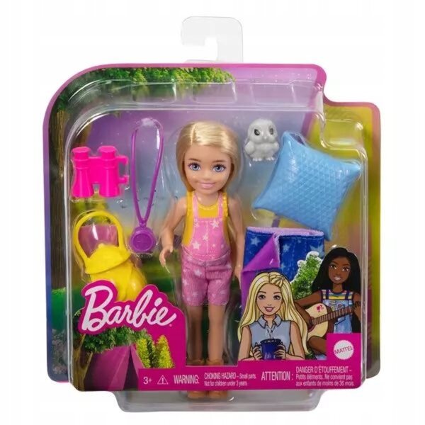 Barbie Chelsea Camping-Set mit Zubehör für Kinder ab 3 Jahren