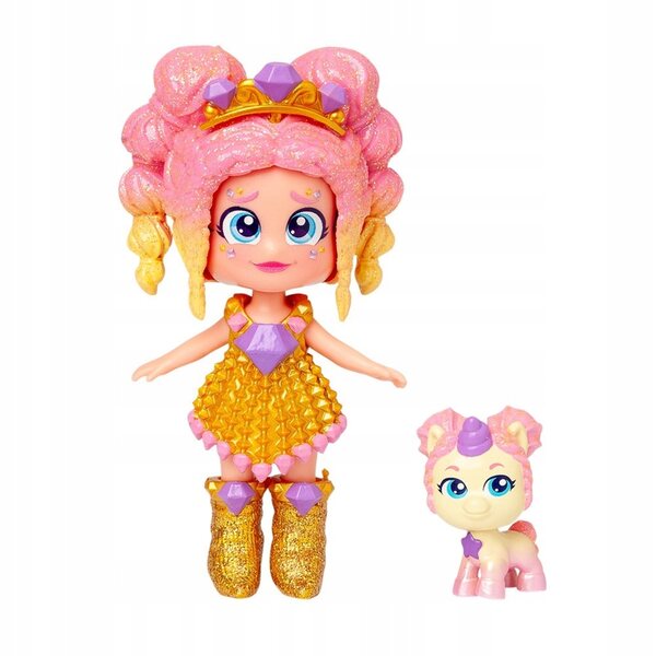 KookyLoos Glitter Unicorns Diamond Diva bambola con unicorno e accessori scintillanti