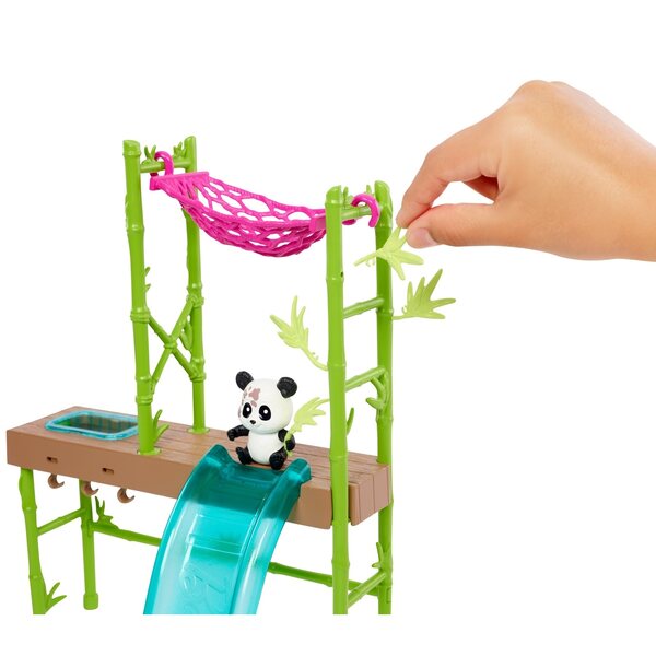 Barbie Veterinär-Set mit 2 Pandas und Zubehör für pädagogisches Spielen