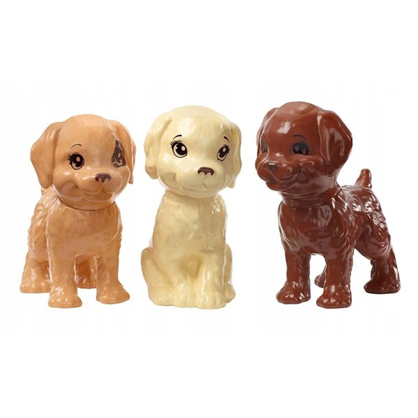 Barbie-Set mit Puppe und Welpen zum Baden, Lernspiele ab 3 Jahren