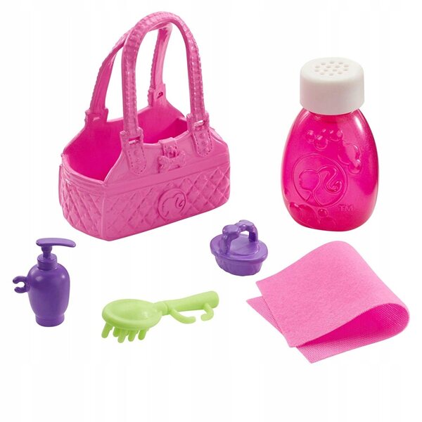 Barbie-Set mit Puppe und Welpen zum Baden, Lernspiele ab 3 Jahren