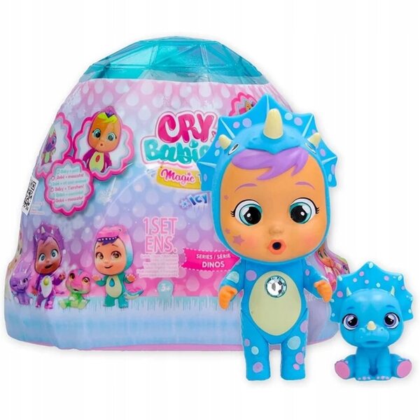 Cry Babies Magic Tears Icy World Dinos Laledzka mit Tier und Zubehör