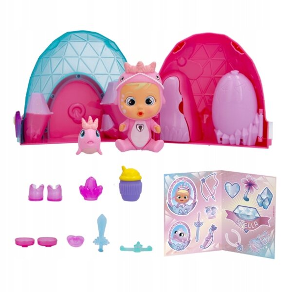 Cry Babies Magic Tears Icy World Dinos Laledzka mit Tier und Zubehör