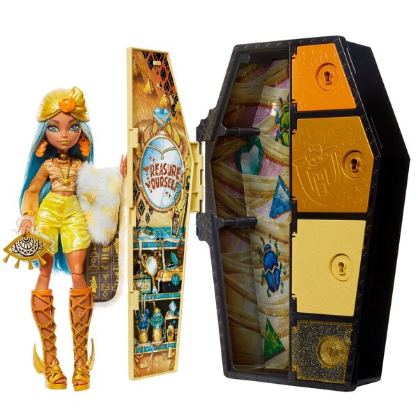 Bambola Mattel Monster High Cleo de Nile 29 cm per bambini 4+