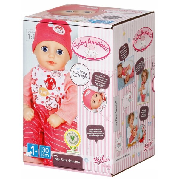Baby Annabell Lalla 30 cm con occhi chiudibili e bottiglia per bambini 12+ mesi