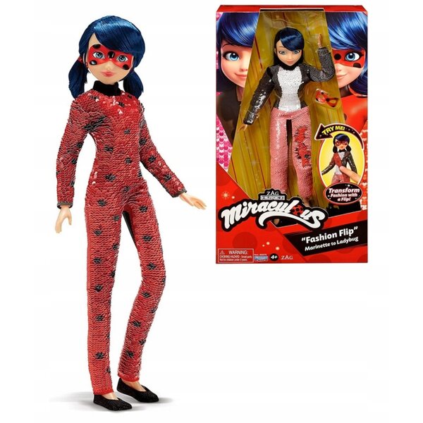 Miraculous Ladybug Marinette Fashion Flip Puppe 26 cm - Playmates Toys