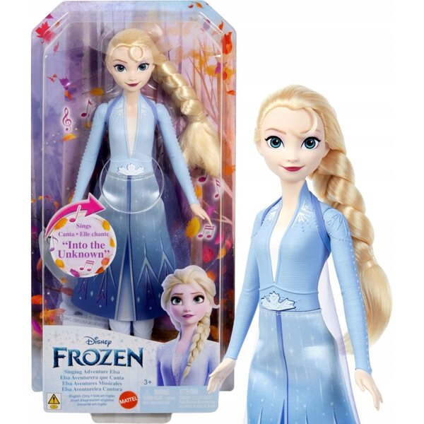 Bambola Elsa Disney Frozen 2 con Canto e Abito Blu - Mattel 3+