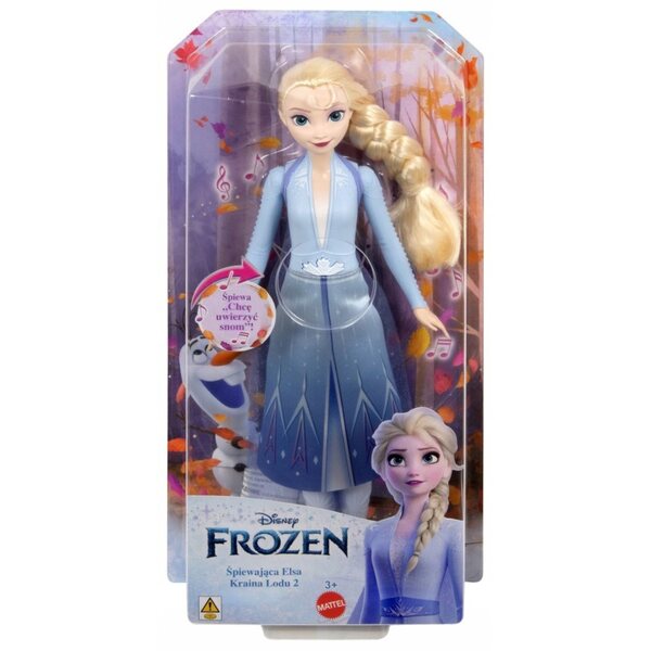 Bambola Elsa Disney Frozen 2 con Canto e Abito Blu - Mattel 3+
