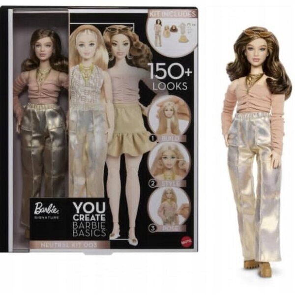 Barbie You Create Basics mit 2 austauschbaren Köpfen und über 150 modischen Outfits