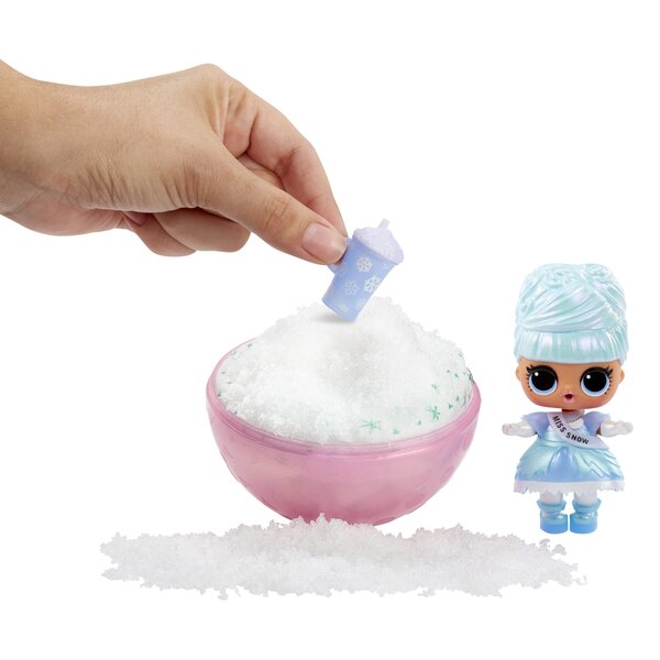 L.O.L. Surprise Winter SnowTots – Puppe mit 7 Überraschungen und magischen Schneekörnchen
