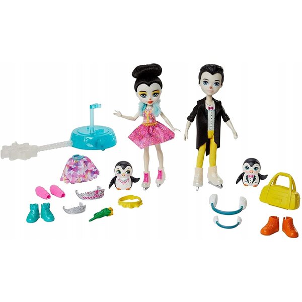 Enchantimals Taniec na Lodzie GJX49 mit Lulcca und Zubehör für Kinder ab 4 Jahren