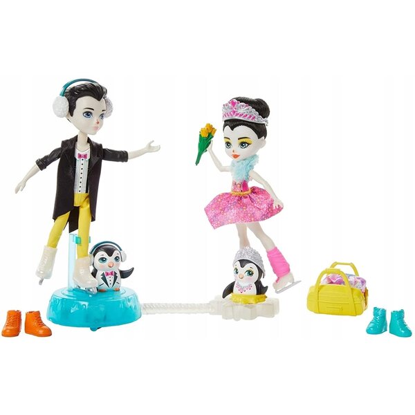 Enchantimals Taniec na Lodzie GJX49 mit Lulcca und Zubehör für Kinder ab 4 Jahren