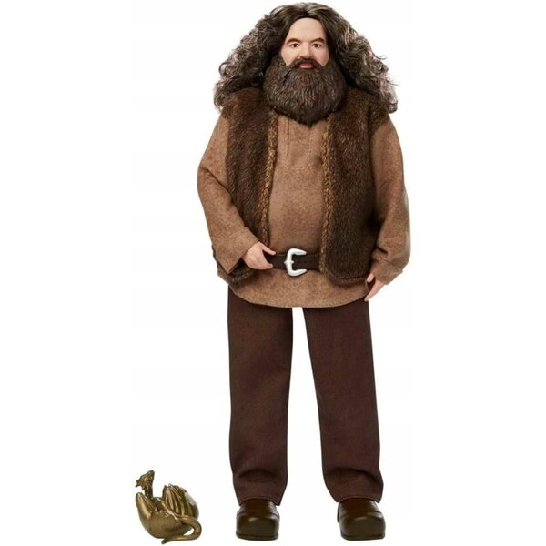 Mattel Harry Potter Rubeus Hagrid pop 33 cm met Norbert de Draak - Magical Collection