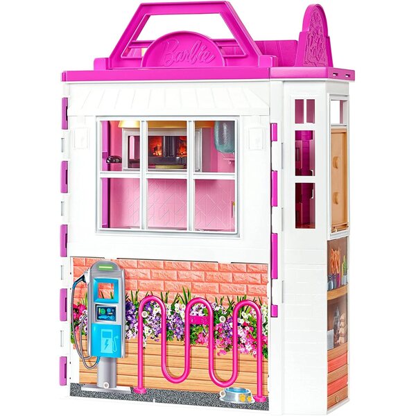 Mattel Barbie Restaurantset met ruim 30 accessoires voor kinderen vanaf 3 jaar