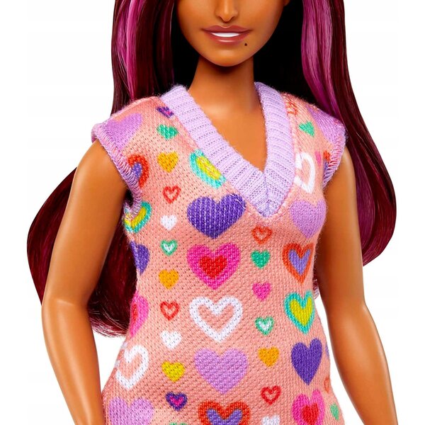 Barbie Fashionistas HJT04 – Puppe mit einzigartigem Stil und trendiger Kleidung
