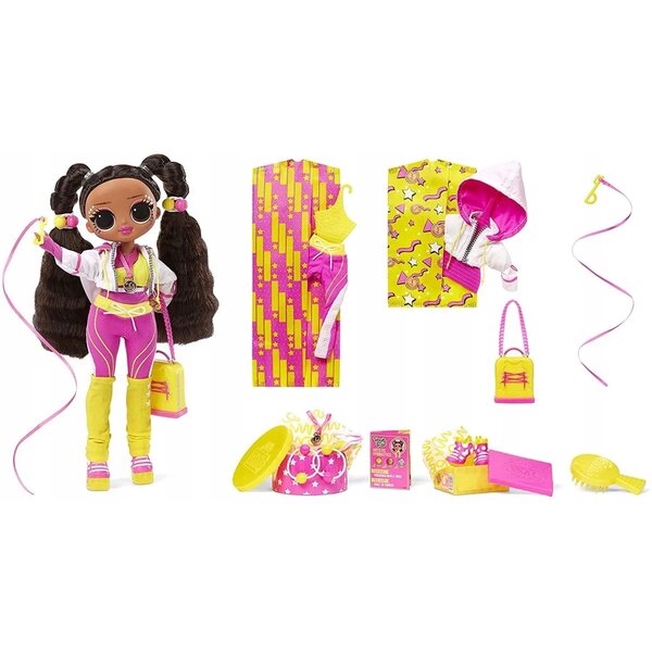 LOL Surprise OMG Vault Queen bambola ginnasta con 20 sorprese e accessori