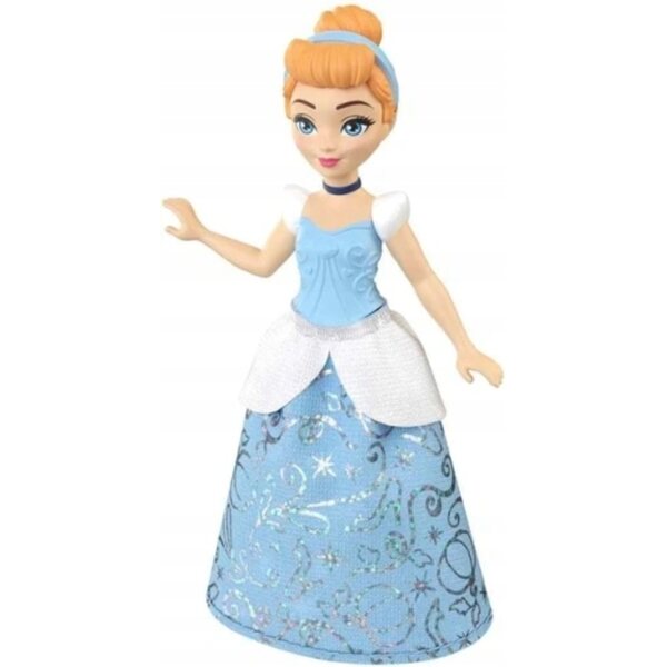 Bambola Disney Principessa Cenerentola con Abito Luccicante - Mattel 9 cm
