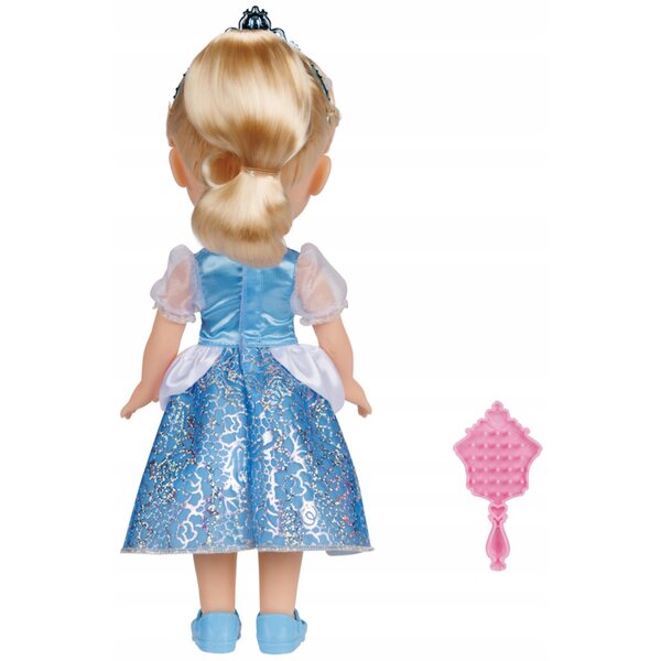 Bambola Principessa Cenerentola Disney 35 cm con Abito Blu e Accessori Reali