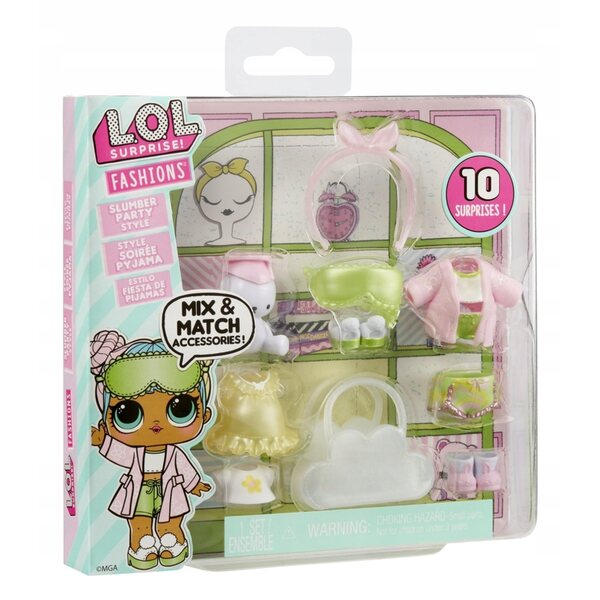 L.O.L. Surprise Fashion Pack Pyjama-Party-Miniaturpuppen-Kleidungsset
