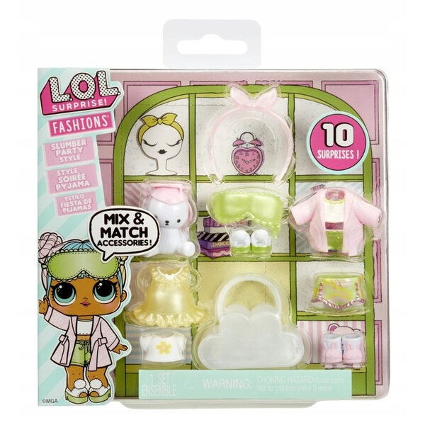 L.O.L. Surprise Fashion Pack Pyjama-Party-Miniaturpuppen-Kleidungsset