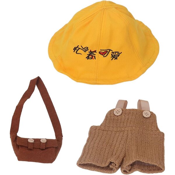 Vestiti per Bambole in Morbido Peluche con Accessori Colorati e Duraturi