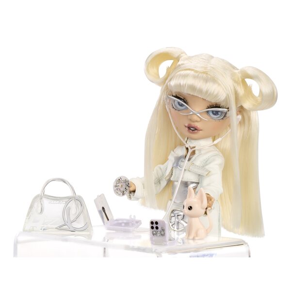 Bambola Rainbow High Sparkle & Shine Whitney Bianca 28 cm con Accessori Completi