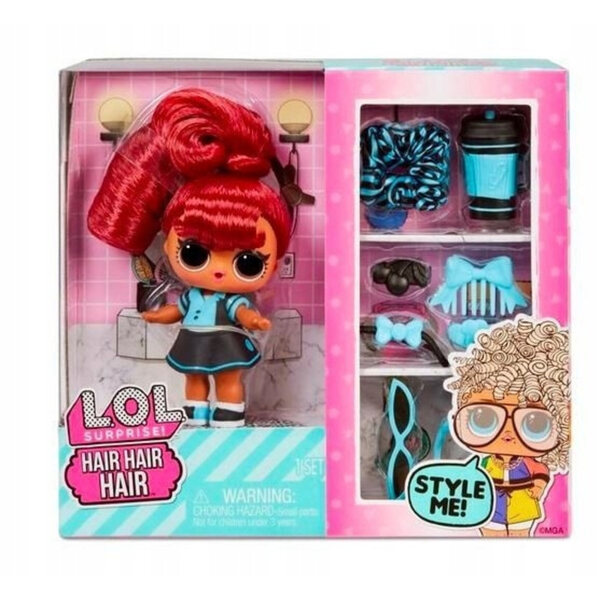 L.O.L. Surprise Hairgoals Tots Puppe mit bunten Haaren und 10 Modeaccessoires