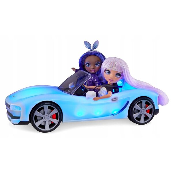 Rainbow High 8-in-1 auto met van kleur veranderende LED en prachtige details voor kinderen