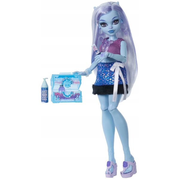 Monster High Scary bambola relax Self-Care Abbey Bominable con Accessori e Animali
