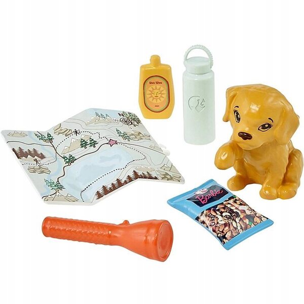 Barbie Tourist mit Hund und Reisezubehör – Mattel GRN66
