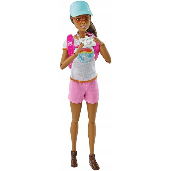 Barbie Tourist mit Hund und Reisezubehör – Mattel GRN66