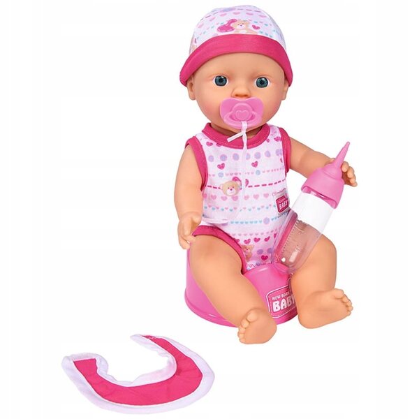 Poupée bébé interactive Simba New Born 30 cm avec fonctions réalistes